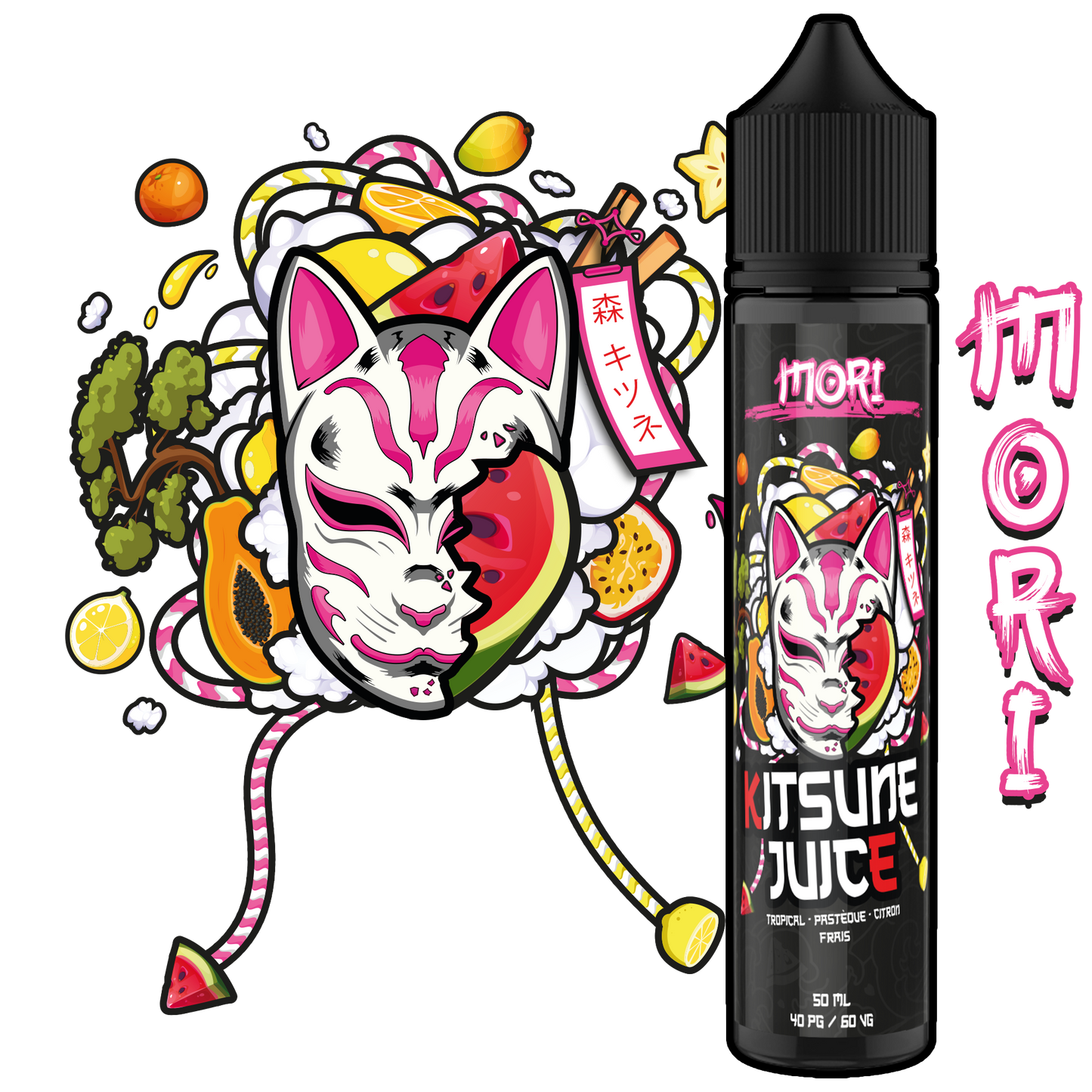 E-liquide MORI - 50ml - Kitsune Juice