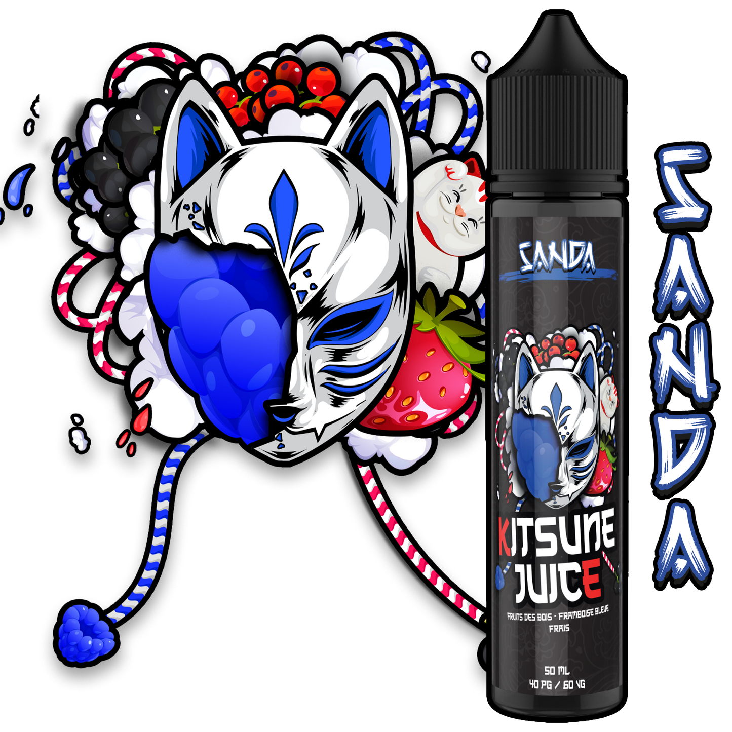 E-liquide SANDA - 50ml - Kitsune Juice