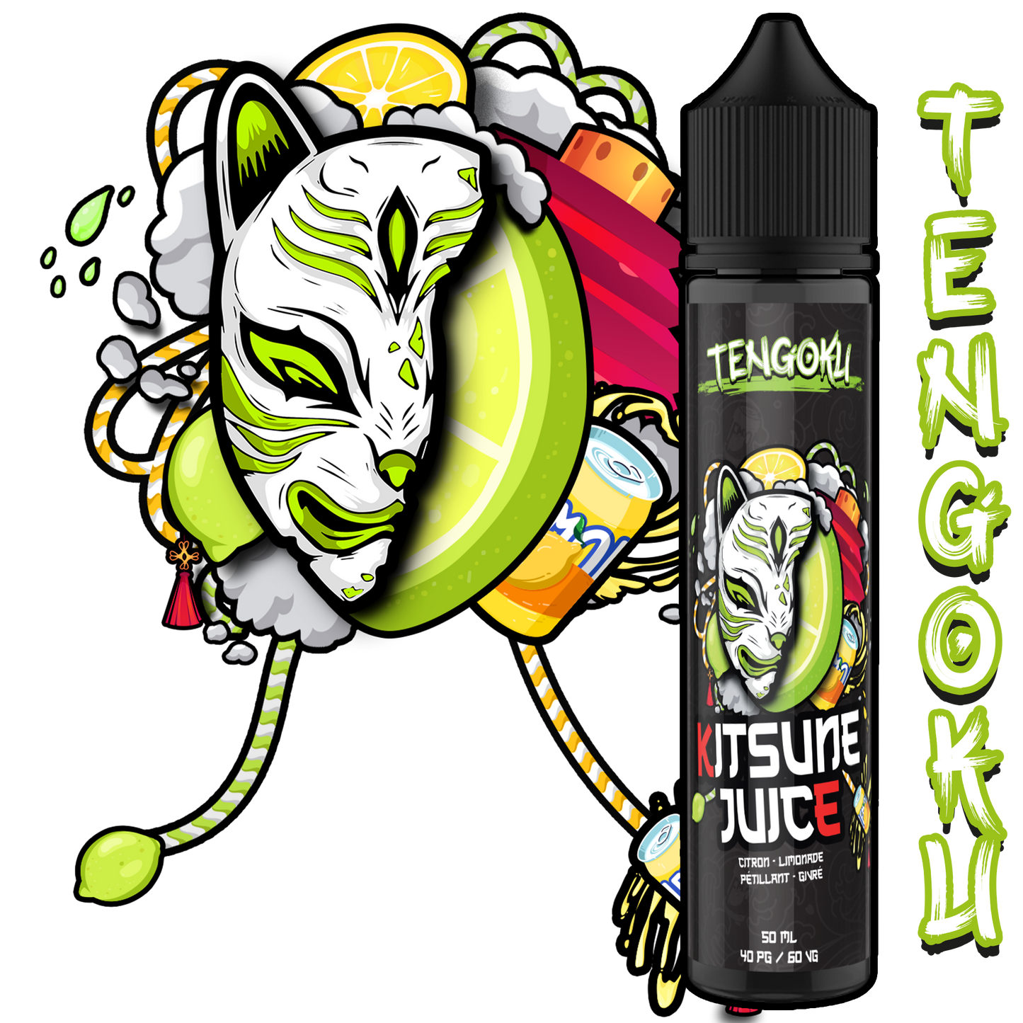 E-liquide TENGOKU - 50ml - Kitsune Juice
