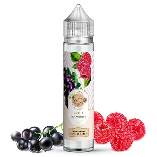 E-liquide Cassis - Framboise - 50ml - Le Petit Verger