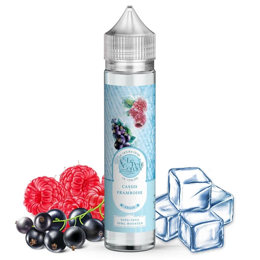 E-liquide Cassis - Framboise - Frais - 50ml - Le Petit Verger