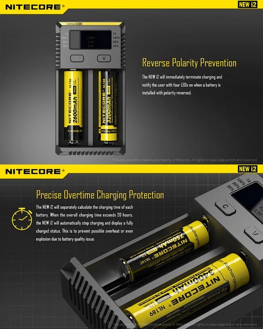 Chargeur NEW i2 - Nitecore
