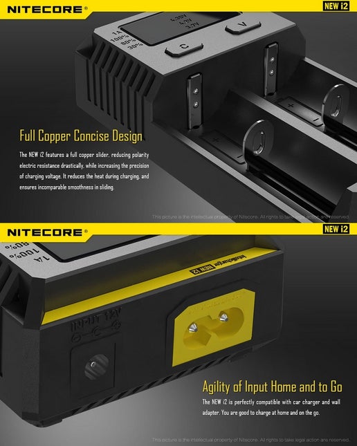 Chargeur NEW i2 - Nitecore