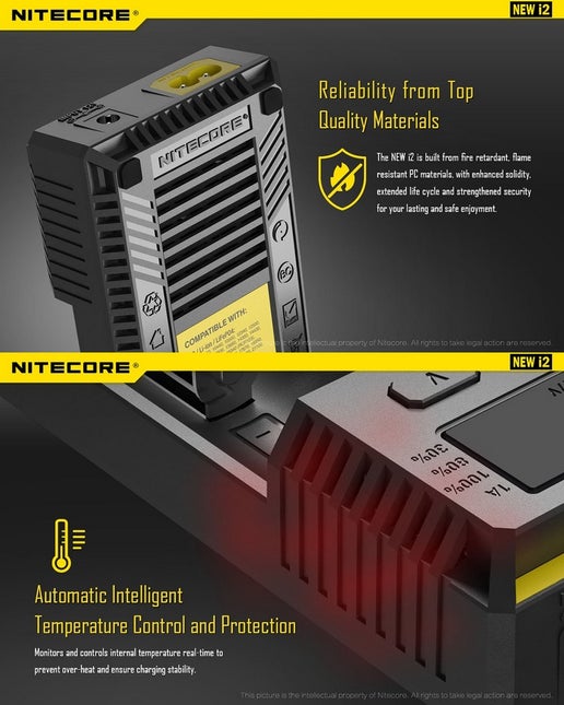 Chargeur NEW i2 - Nitecore