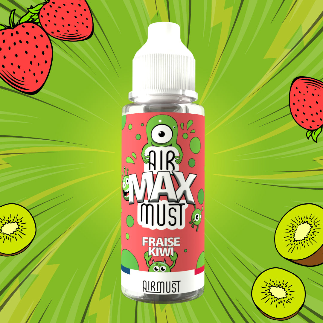 E-liquide Fraise Kiwi - 100ml - Airmust Max