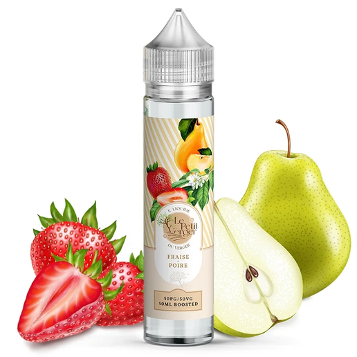 E-liquide Fraise - Poire - 50ml - Le Petit Verger
