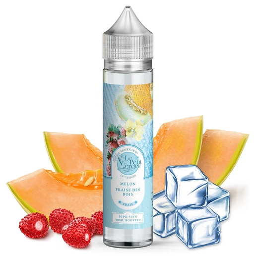 E-liquide Melon - Fraise des bois - Frais - 50ml - Le Petit Verger