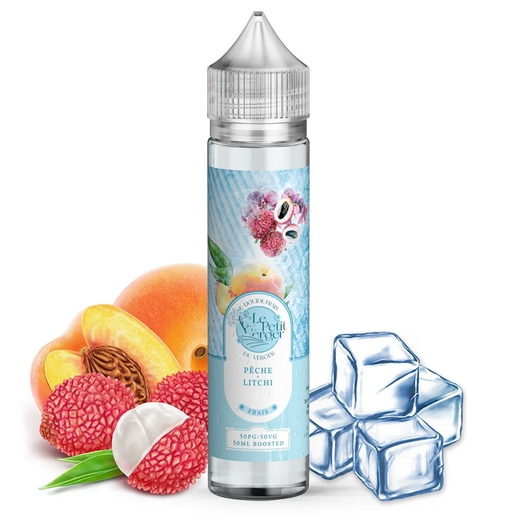 E-liquide Pêche - Litchi - Frais - 50ml - Le Petit Verger