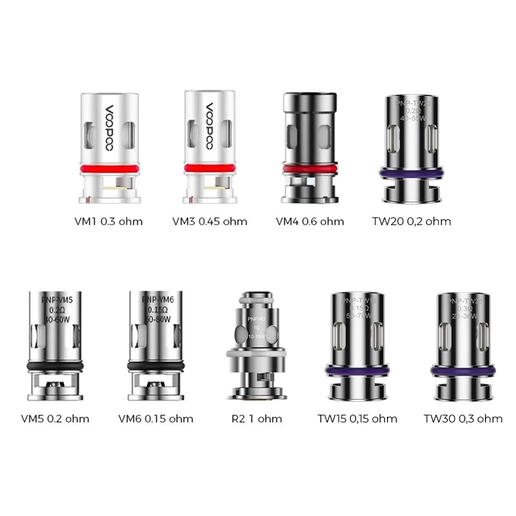 Résistances PnP (X5) - VOOPOO