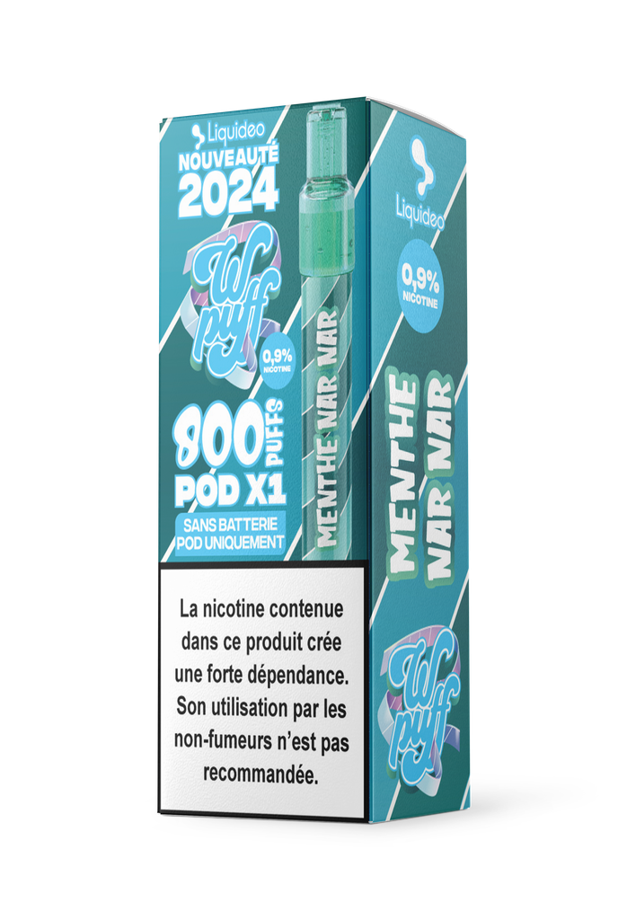 Cartouche Menthe Nar Nar  - Wpuff 2.0 Liquideo