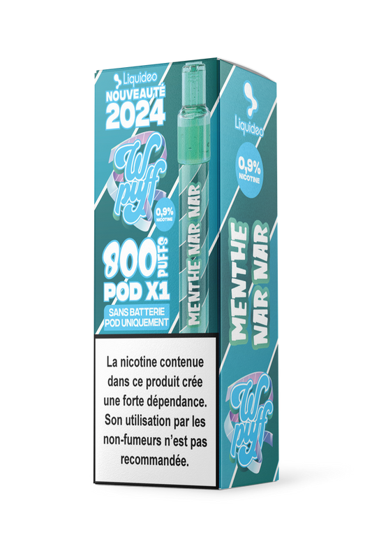 Cartouche Menthe Nar Nar  - Wpuff 2.0 Liquideo