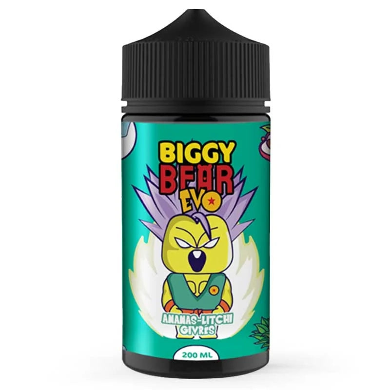 E-liquide Ananas Litchi Givrés - 200ml - Biggy Bear Evo