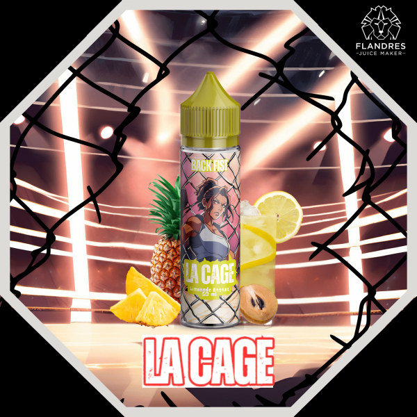 E-liquide Back Fist - 50ml - La Cage Vapland E-liquide Back Fist - 50ml - La Cage Vapland