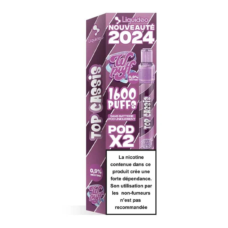 Cartouches Top Cassis (x2) - Wpuff 2.0 Liquideo