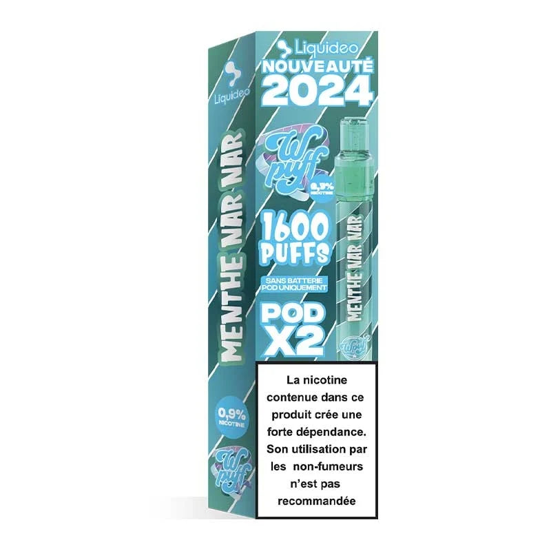 Cartouches Menthe Nar Nar (x2) - Wpuff 2.0 Liquideo