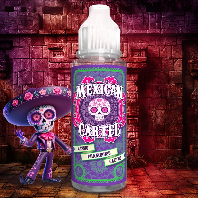 E-liquide Cassis Framboise Cactus - 100ml - Mexican Cartel