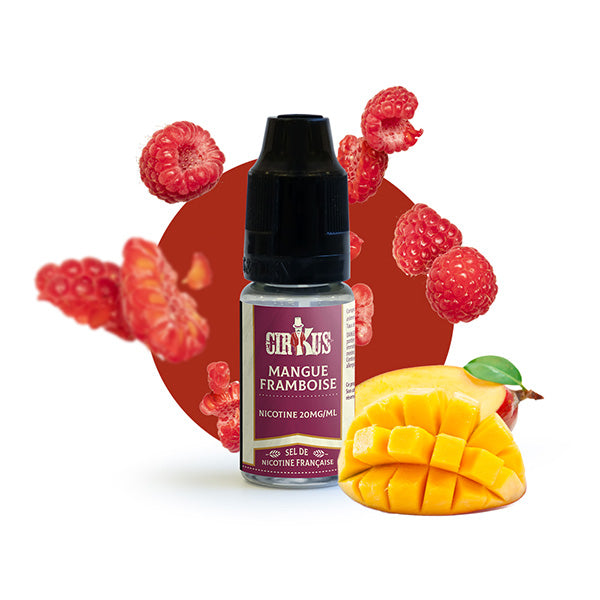 E-liquide Mangue Framboise - 10ml - Salt Cirkus