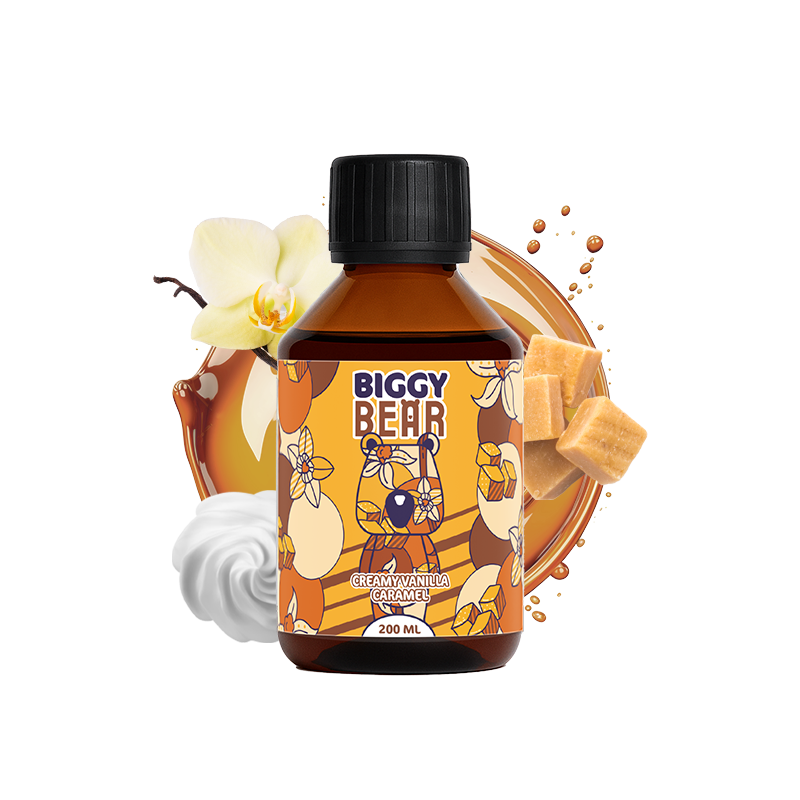 E-liquide Creamy Vanilla Caramel - 200ml - Biggy Bear