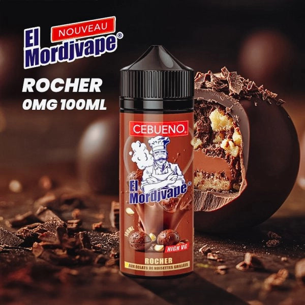 E-liquide El Mordjvape Rocher - 100ml - Cebueno
