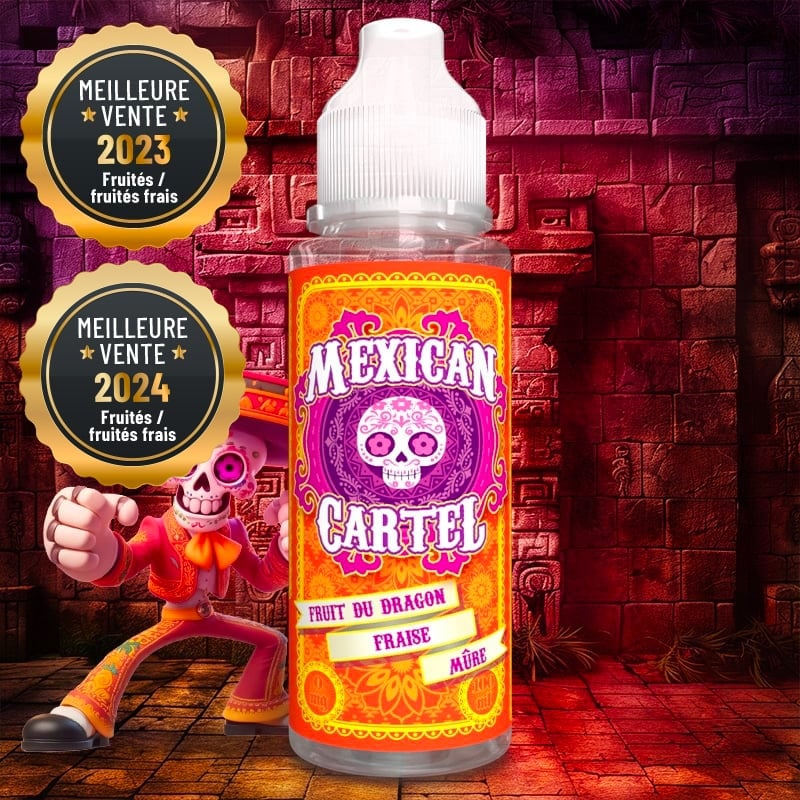 E-liquide Fruit du Dragon Fraise Mure - 100ml - Mexican Cartel