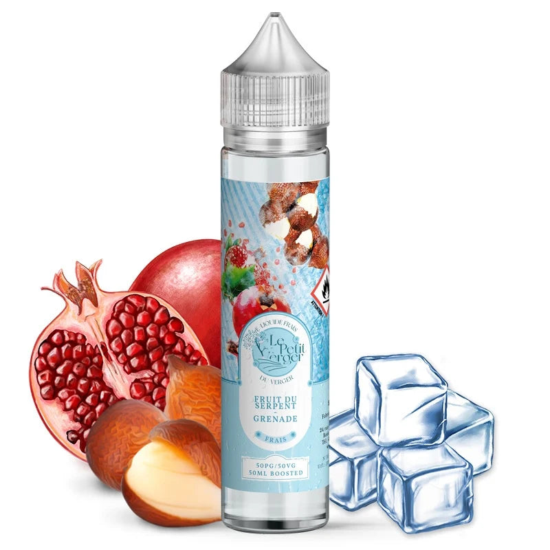 E-liquide Fruit du serpent - Grenade - Frais - 50ml - Le petit verger