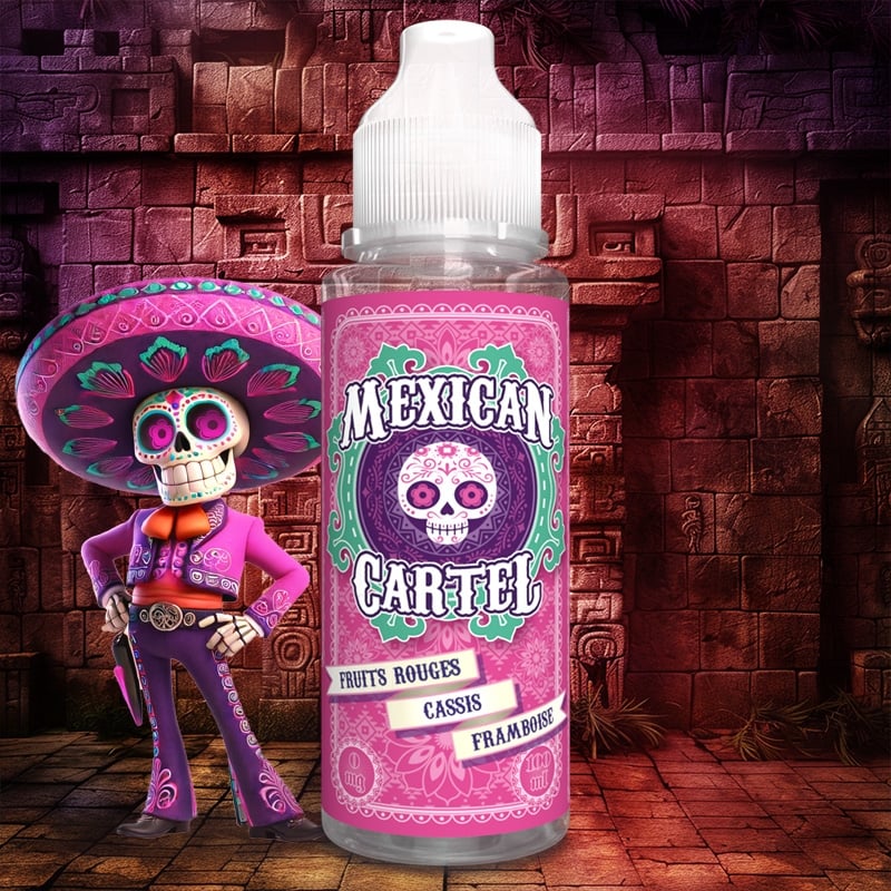 E-liquide Fruits Rouges Cassis Framboise - 100ml - Mexican Cartel