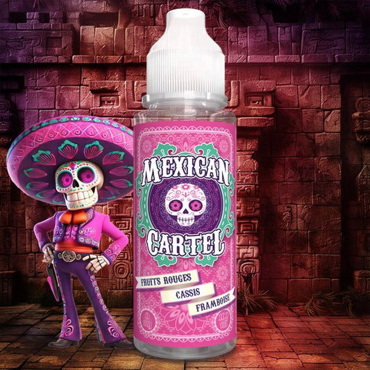 E-liquide Fruits Rouges Cassis Framboise - 100ml - Mexican Cartel