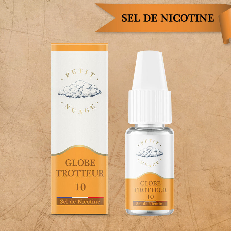E-liquide Globe Trotteur - 10ml - Salt Petit Nuage
