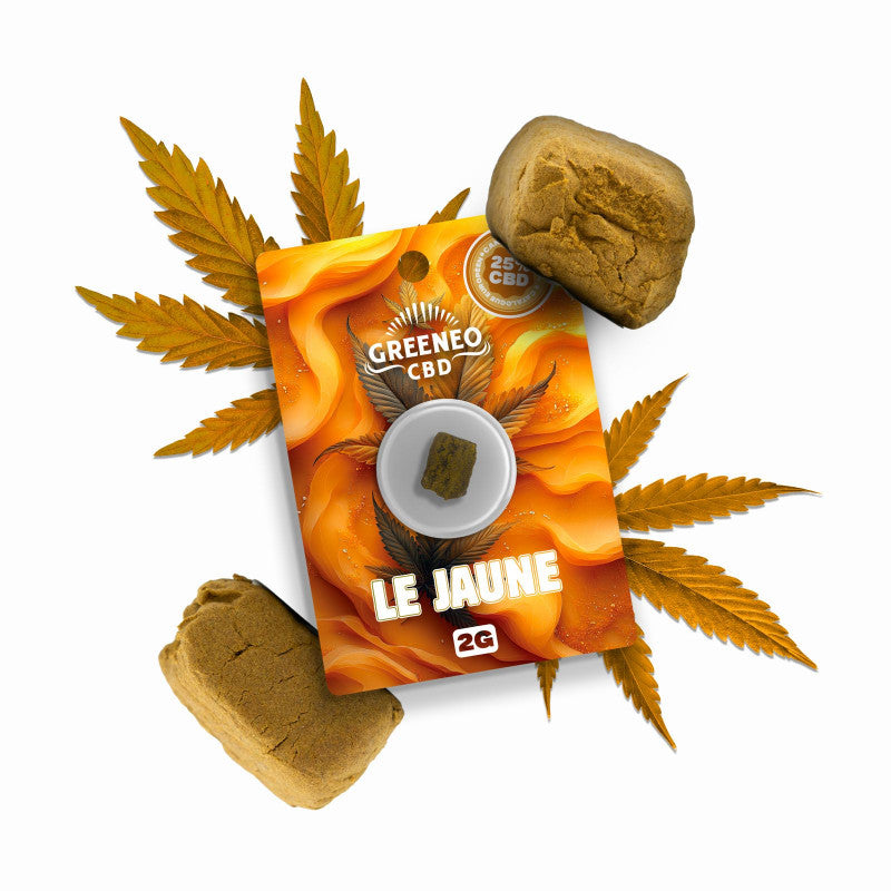 RESINE LE JAUNE 25% CBD - 2g - Greeneo