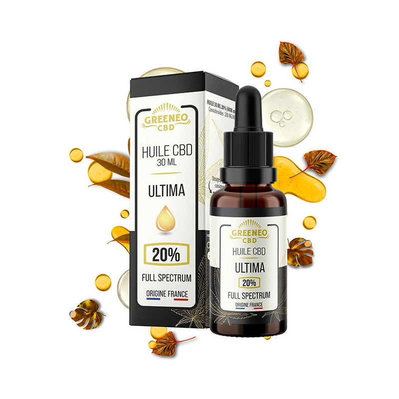 HUILE ULTIMA FULL SPECTRUM CBD - 30ml - 6000 mg - GREENEO