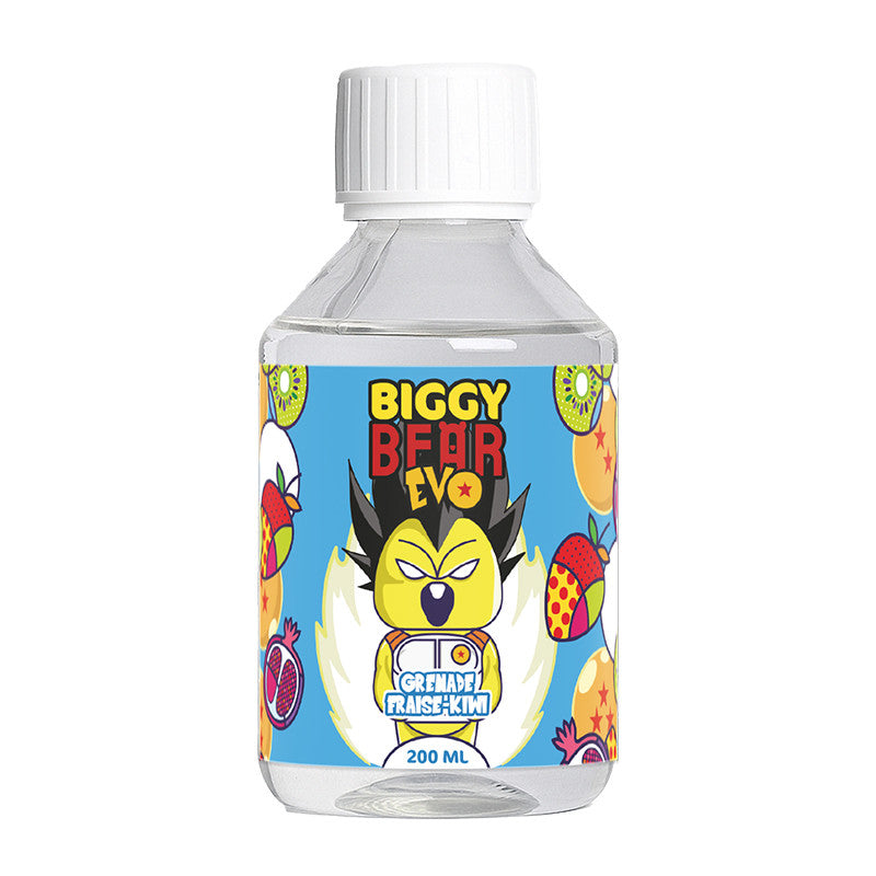 E-liquide Grenade Fraise Kiwi - 200ml - Biggy Bear Evo