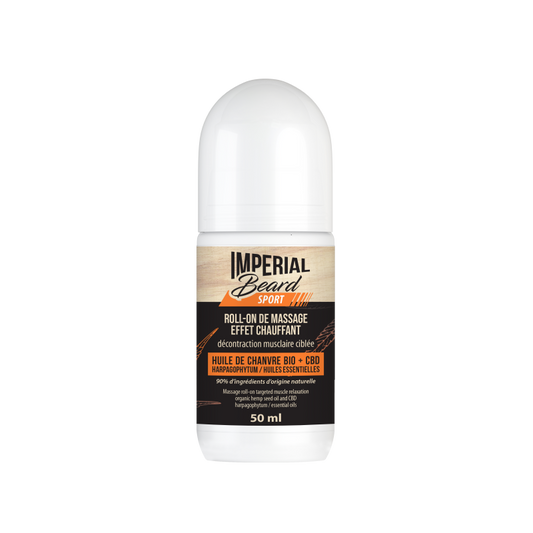 Roll-on de massage CBD - Effet Chauffant - Impérial Beard