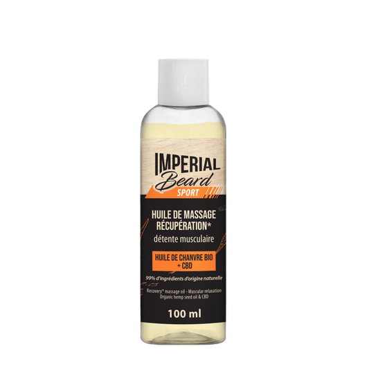 Huile de massage Récupération CBD - Impérial Beard