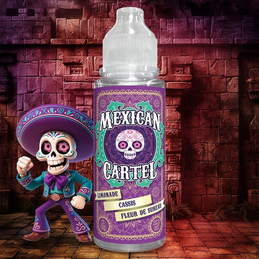 E-liquide Limonade Cassis Fleur de Sureau - 100ml - Mexican Cartel