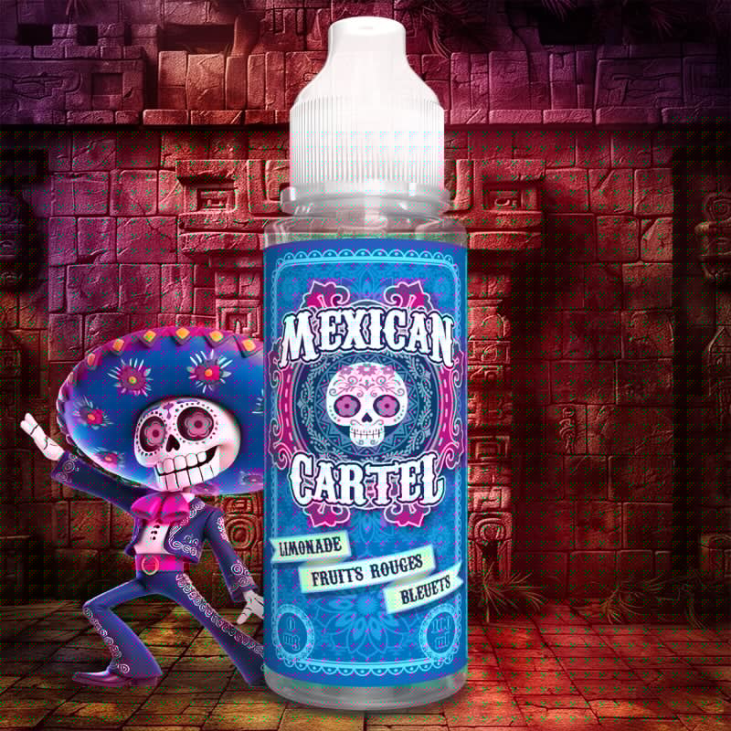 E-liquide Limonade Fruits Rouges Bleuets - 100ml - Mexican Cartel