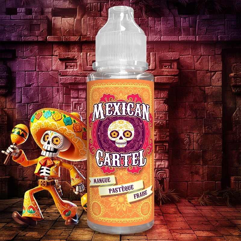 E-liquide Mangue Pasteque Fraise - 100ml - Mexican Cartel
