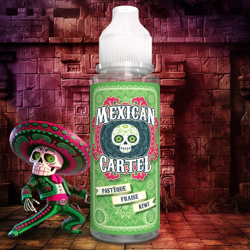E-liquide Pasteque Fraise Kiwi - 100ml - Mexican Cartel