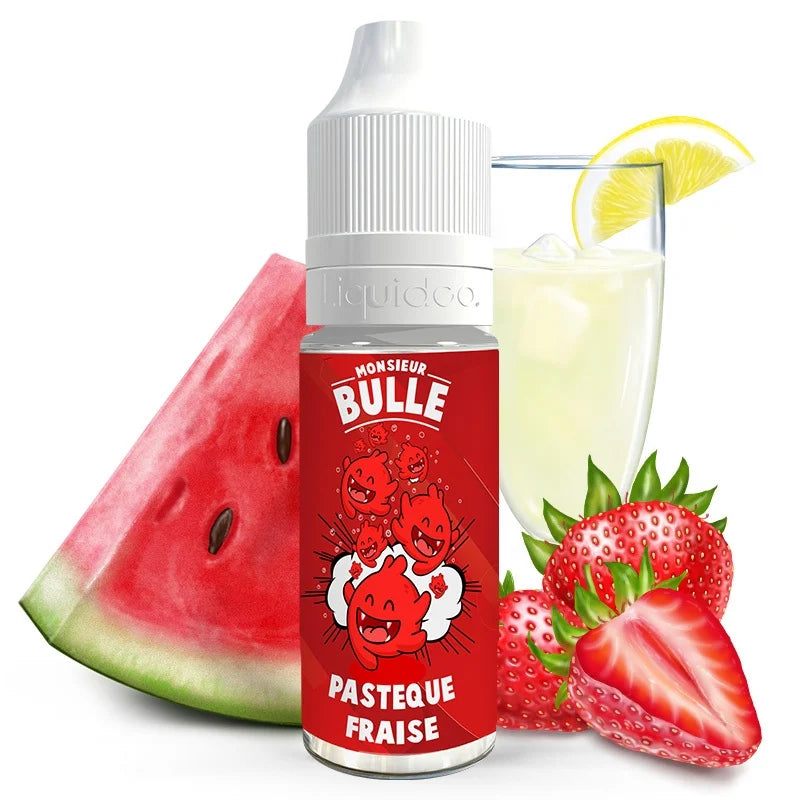 E-liquide Pastèque Fraise - 10ml - Monsieur Bulle