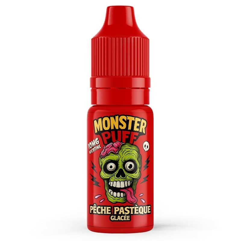 E-liquide Pêche Pastèque Glacée - 10ml - Monster Puff