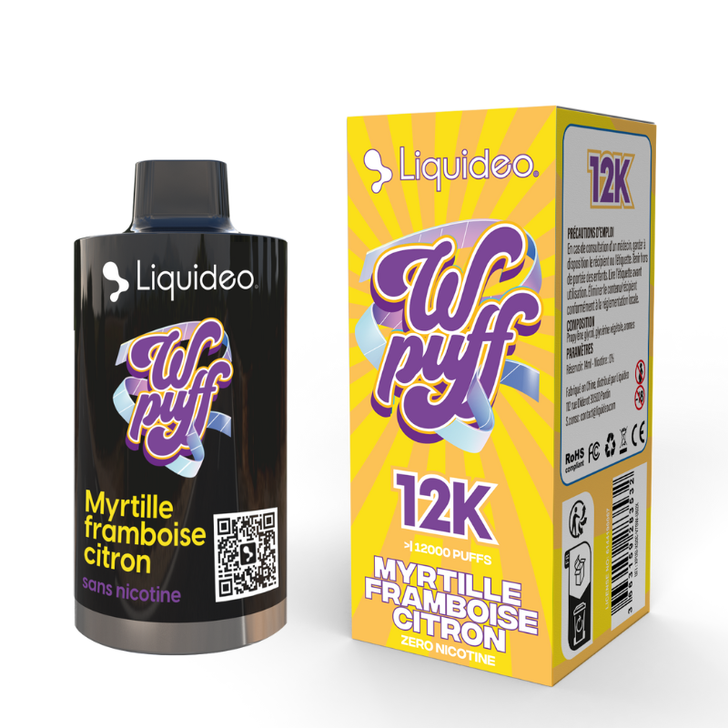 Pod myrtille framboise citron - Wpuff 12K Liquideo Vapland Pod myrtille framboise citron - Wpuff 12K Liquideo Vapland