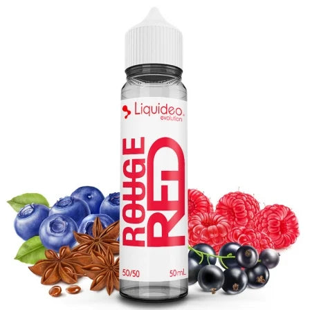 E-liquide Rouge Red - 50ml - Liquideo