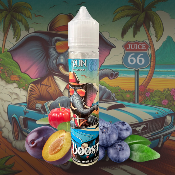E-liquide BOOST - 50ml - RUN 66 Vapland E-liquide BOOST - 50ml - RUN 66 Vapland