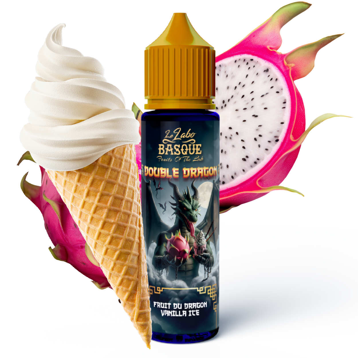 FRUIT DU DRAGON VANILLA ICE - 50ml - Double Dragon