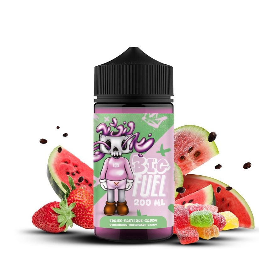 E-liquide Fraise, Pastèque, Candy - 200ml - BIG FUEL