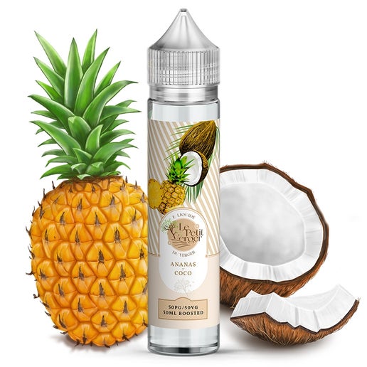 E-liquide Ananas - Coco - 50ml - Le Petit Verger