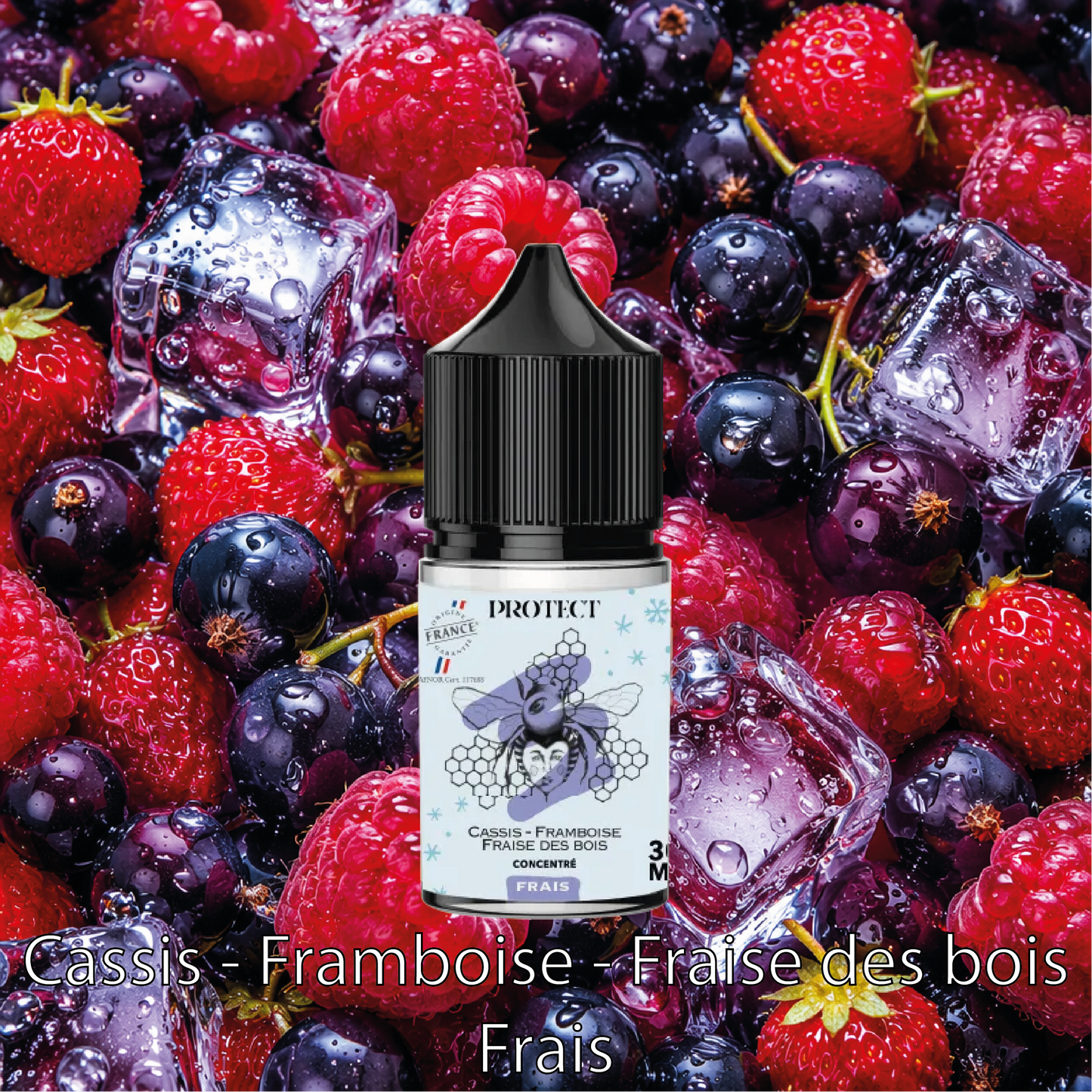 Concentré DIY Cassis - Framboise - Fraises des bois - Frais - 30ml - Parrainage - Protect