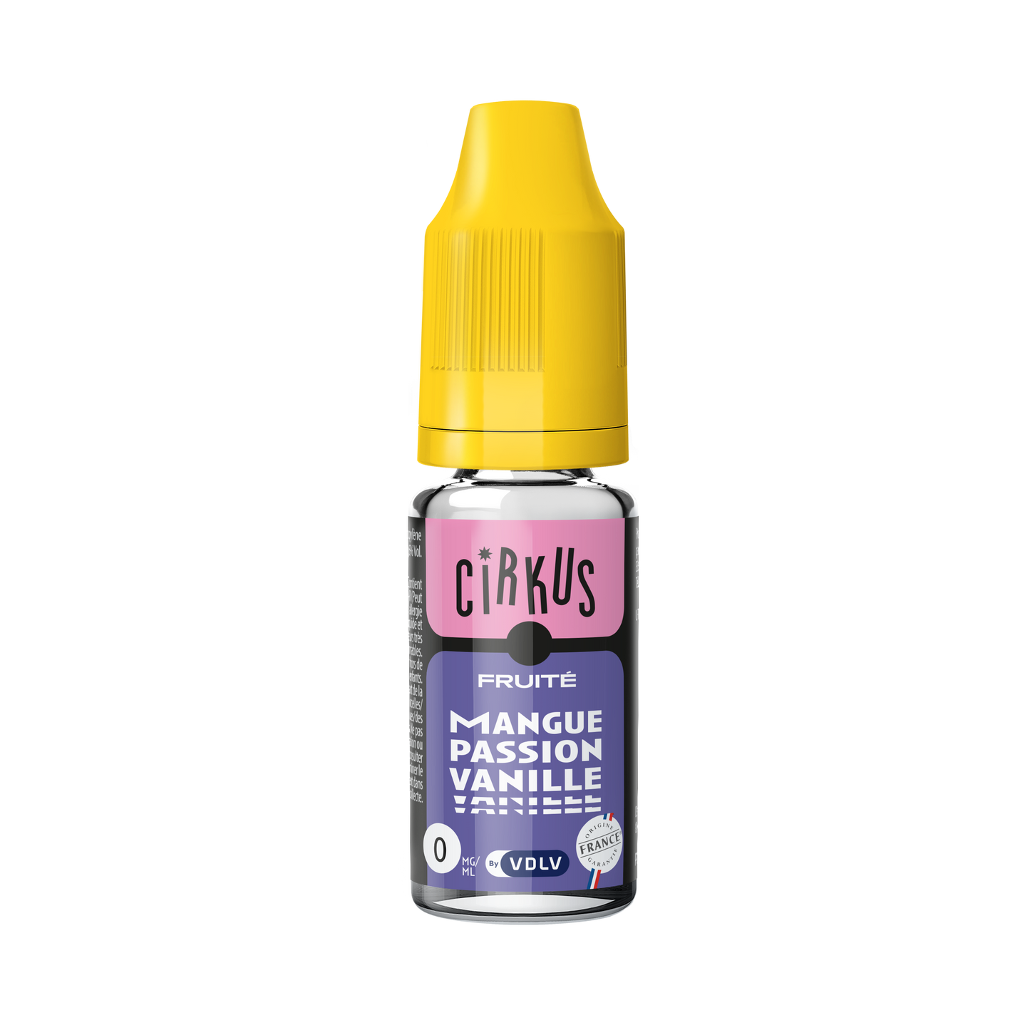 E-liquide Mangue Passion Vanille - 10ml - Cirkus