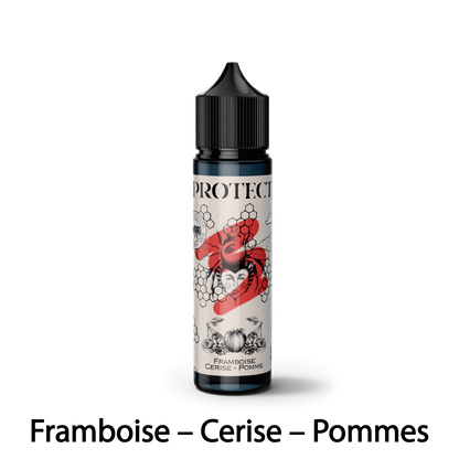 E-liquide Framboise Cerise Pomme - 50ml - Parrainage - Protect
