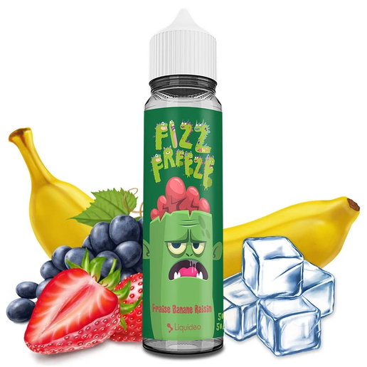 E-liquide Fraise Banane Raisin - 50ml - Fizz and Freeze