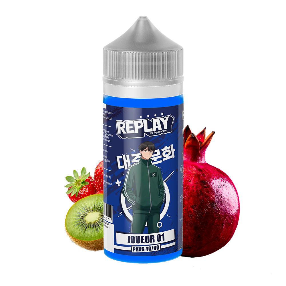 E-liquide Joueur 01 - 100ml - Replay